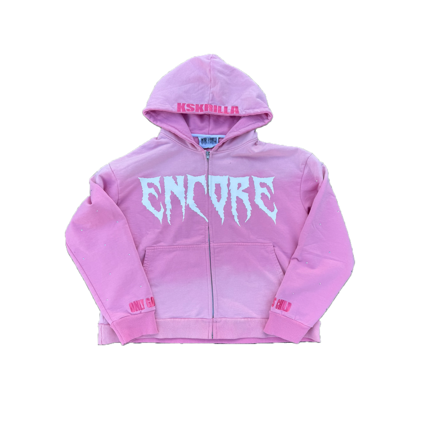 KSKRILLA PINK HOODIE