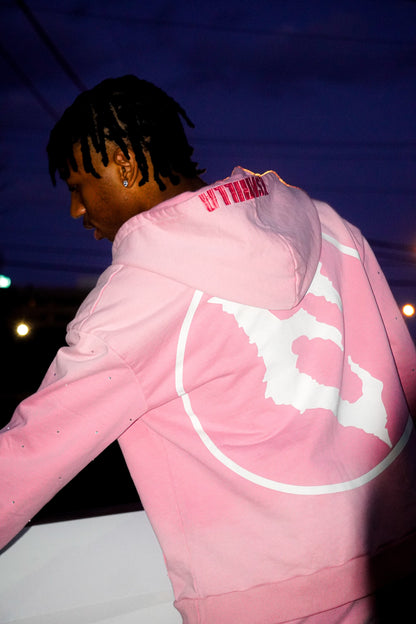 KSKRILLA PINK HOODIE